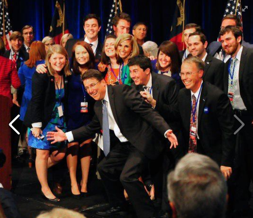 Governor McCrory, Ricky Diaz, and Matthew McKillip